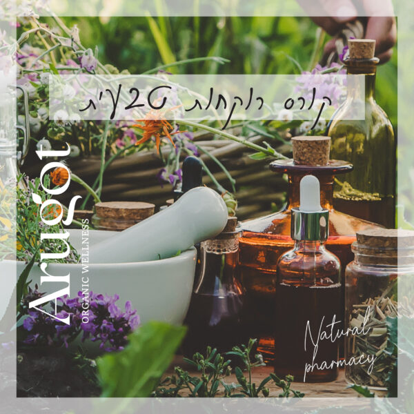 קורס אונליין רוקחות טבעית + ספר רוקחות טבעית מתנה!